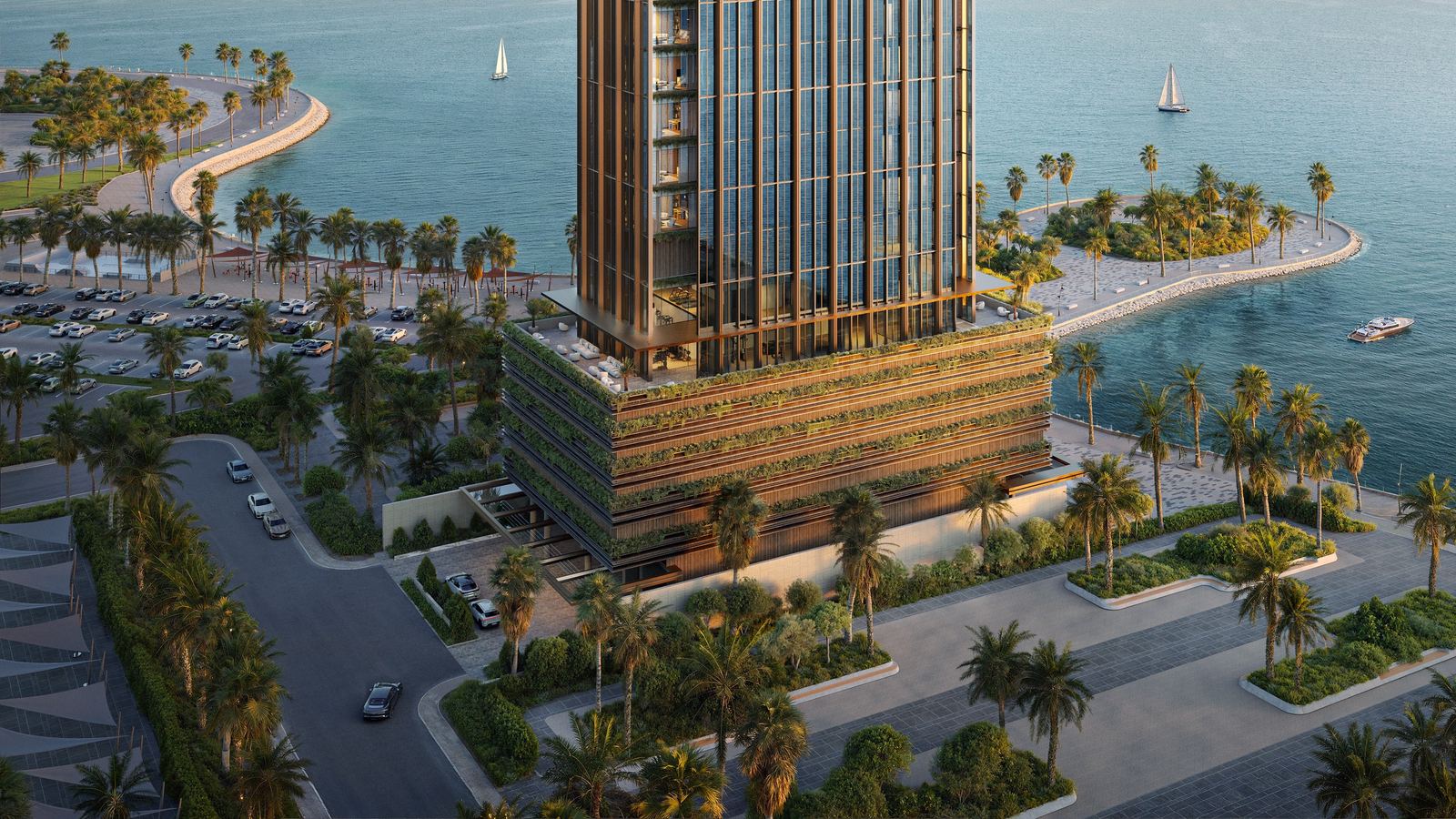 Tower 55 — aerial