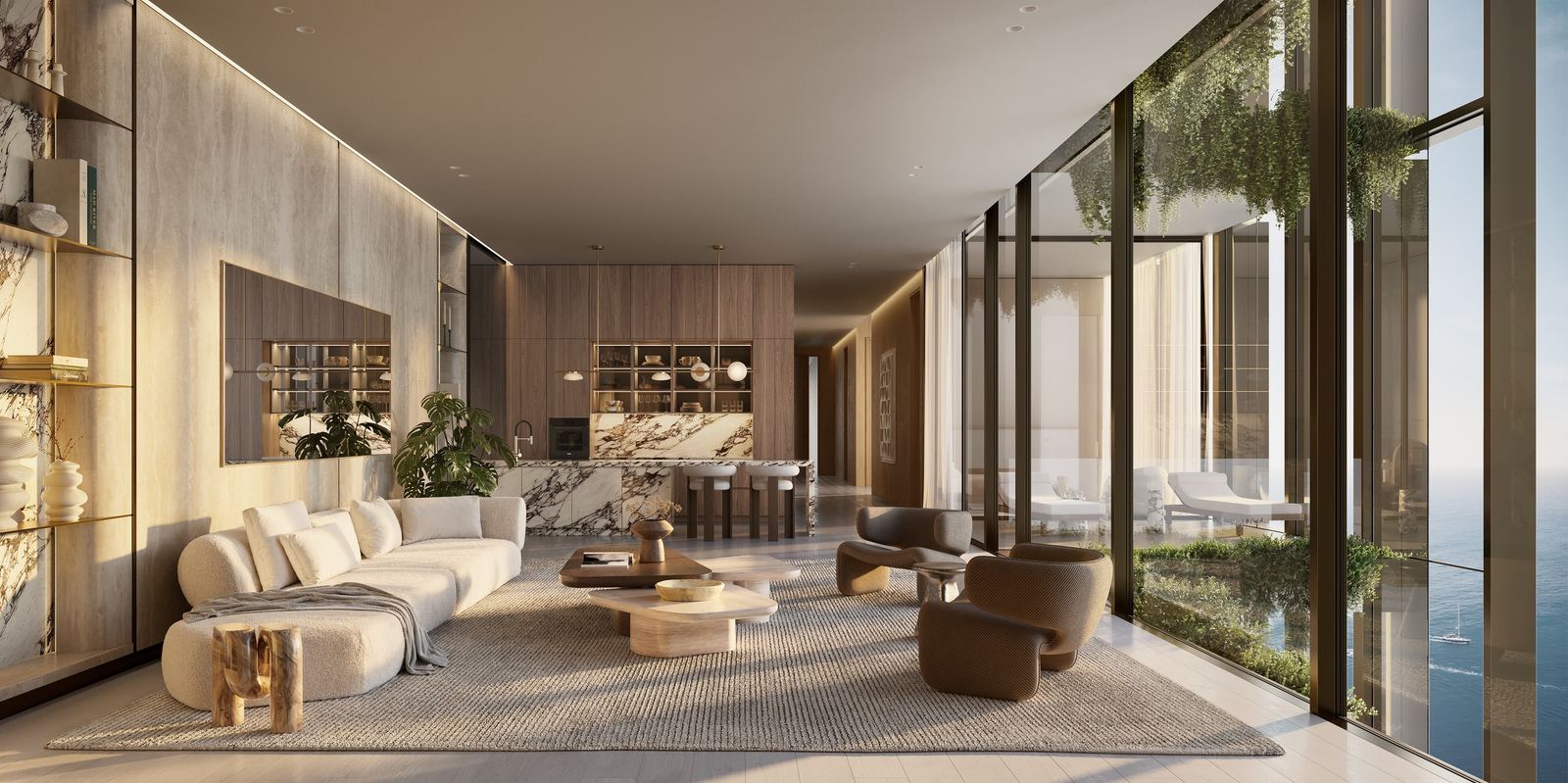 Tower 55 — living room
