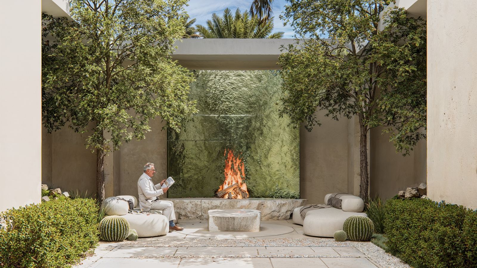 Al Baker — majlis courtyard